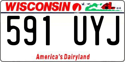 WI license plate 591UYJ