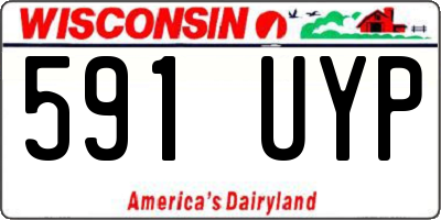 WI license plate 591UYP