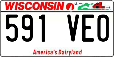 WI license plate 591VEO