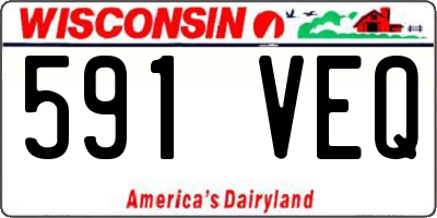 WI license plate 591VEQ