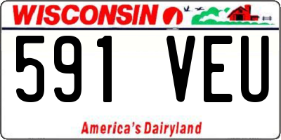 WI license plate 591VEU