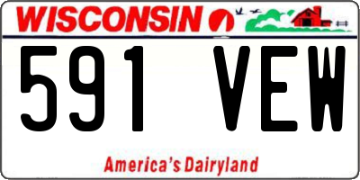 WI license plate 591VEW