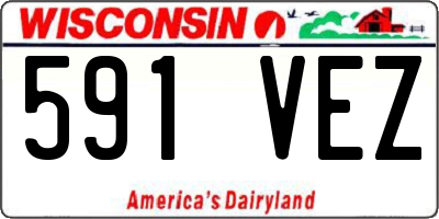 WI license plate 591VEZ