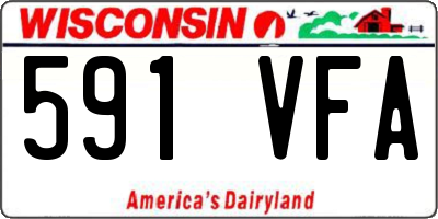 WI license plate 591VFA