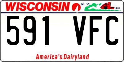 WI license plate 591VFC