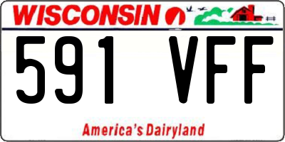 WI license plate 591VFF