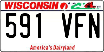 WI license plate 591VFN