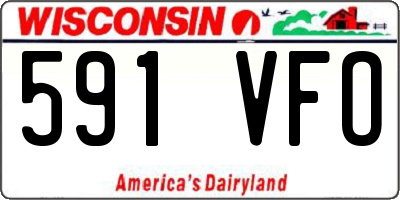 WI license plate 591VFO