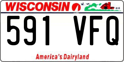 WI license plate 591VFQ