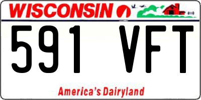 WI license plate 591VFT