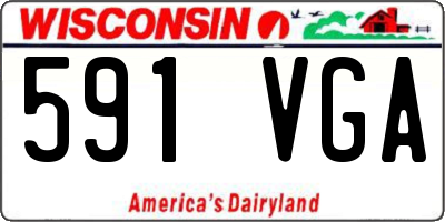 WI license plate 591VGA