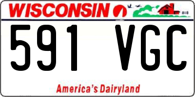 WI license plate 591VGC