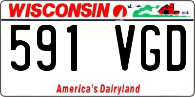 WI license plate 591VGD