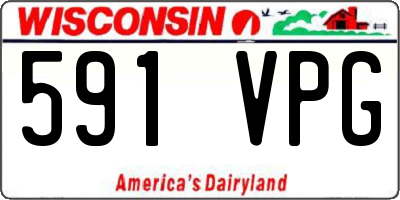 WI license plate 591VPG
