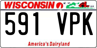 WI license plate 591VPK