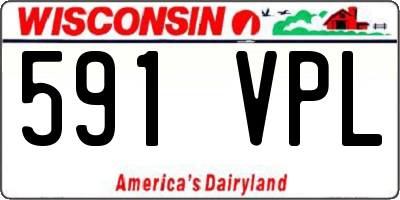 WI license plate 591VPL