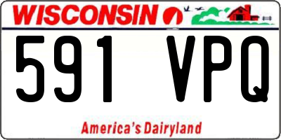 WI license plate 591VPQ