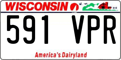 WI license plate 591VPR