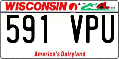 WI license plate 591VPU