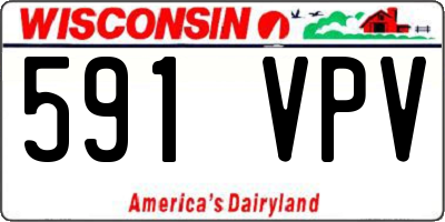 WI license plate 591VPV