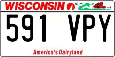 WI license plate 591VPY