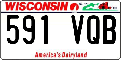 WI license plate 591VQB