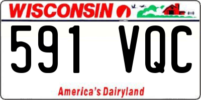 WI license plate 591VQC
