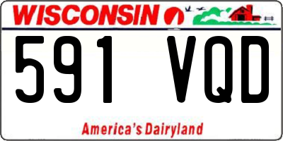 WI license plate 591VQD