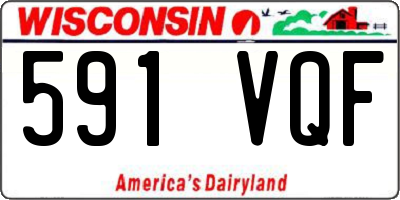 WI license plate 591VQF