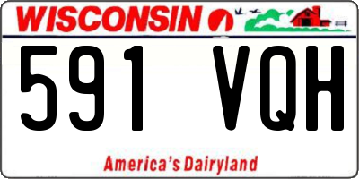 WI license plate 591VQH