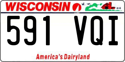 WI license plate 591VQI