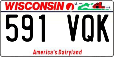 WI license plate 591VQK