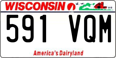 WI license plate 591VQM