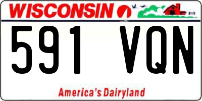 WI license plate 591VQN