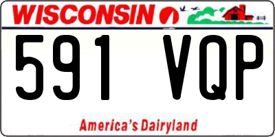 WI license plate 591VQP