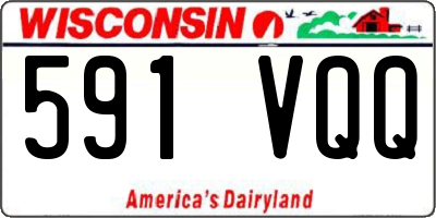WI license plate 591VQQ