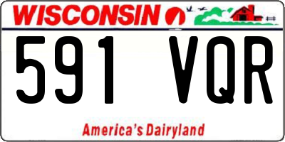 WI license plate 591VQR