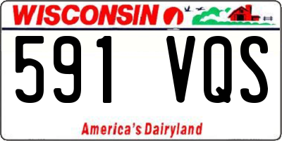 WI license plate 591VQS