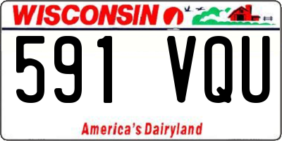 WI license plate 591VQU