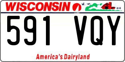 WI license plate 591VQY