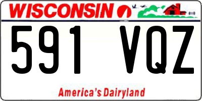WI license plate 591VQZ