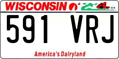 WI license plate 591VRJ