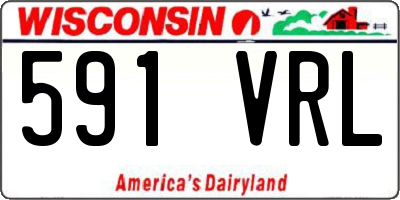 WI license plate 591VRL