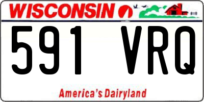 WI license plate 591VRQ