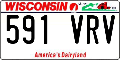 WI license plate 591VRV