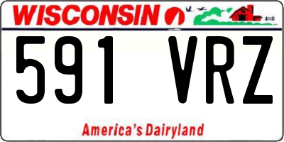 WI license plate 591VRZ