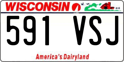 WI license plate 591VSJ