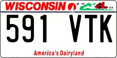 WI license plate 591VTK