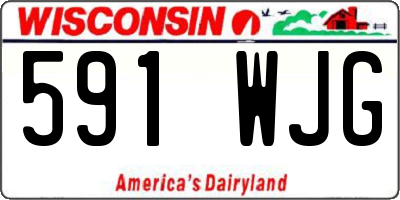 WI license plate 591WJG