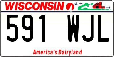 WI license plate 591WJL